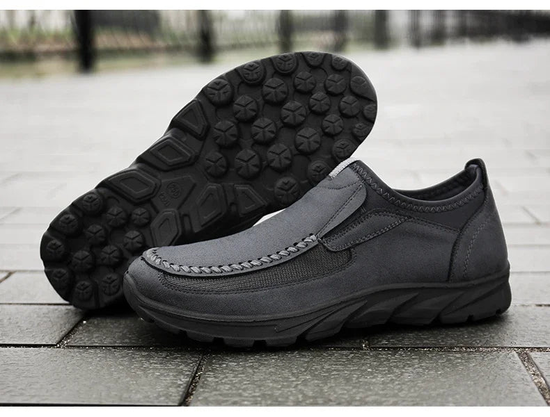 Men Casual Shoes Breathable Loafers Sneakers Fashion Comfortable Flat Handmade Retro Leisure Loafers Shoes Men Shoes