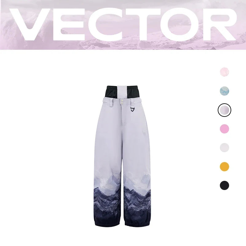 Men Women 3L Cotton Ski Jacket Ski Pants Winter Warm Windproof Waterproof Outdoor Sports Snowboard Ski Coat Trousers