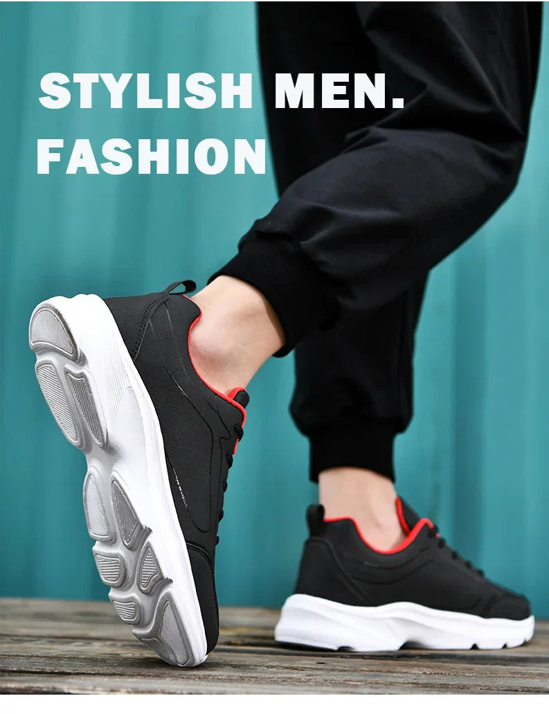 Road Running Shoes Unisex Waterproof Running Shoes Comfortable Athletic Shoes Waterproof and Slip-Resistant Travel Shoes