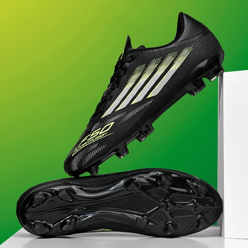 New Men Professional Football Boots Non-Slip TF/FG Boys Sneakers Match Soccer Shoes Ankle Comfortable Sports Shoes Unisex
