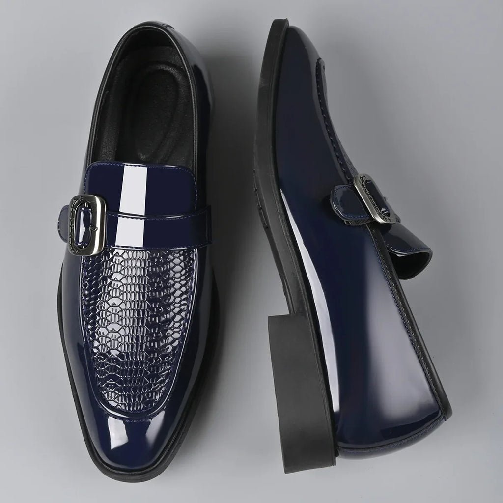 Party Wedding Oxford Footwear New Arrival Leather Men Casual Shoes Office Work Business Shoes Pointed Toe Loafers Brogue Shoes