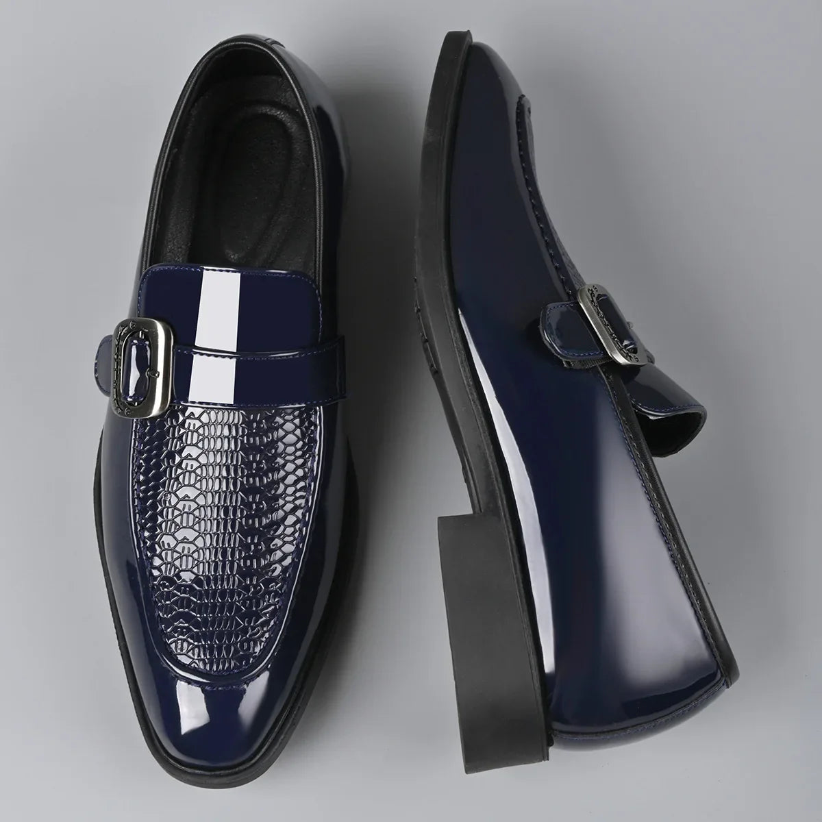Party Wedding Oxford Footwear New Arrival Leather Men Casual Shoes Office Work Business Shoes Pointed Toe Loafers Brogue Shoes