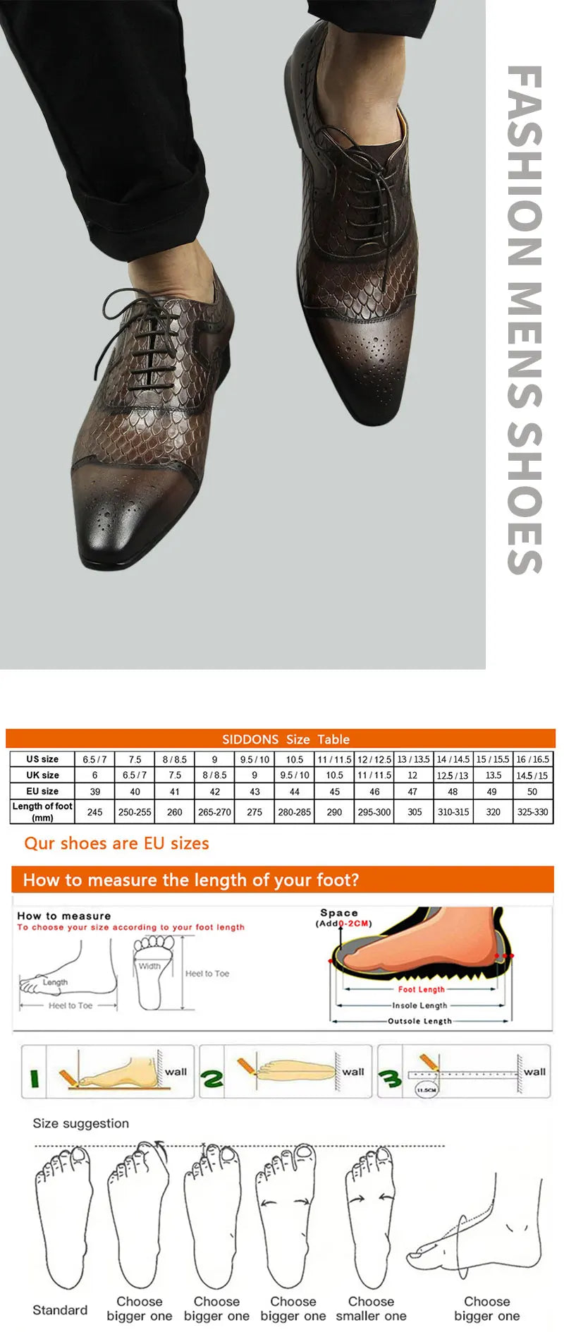 Men's Leather Shoes Engraving Printing Banquet Wedding Shoes Fashion High Quality Oxford Business Office Shoes Chocolate Black