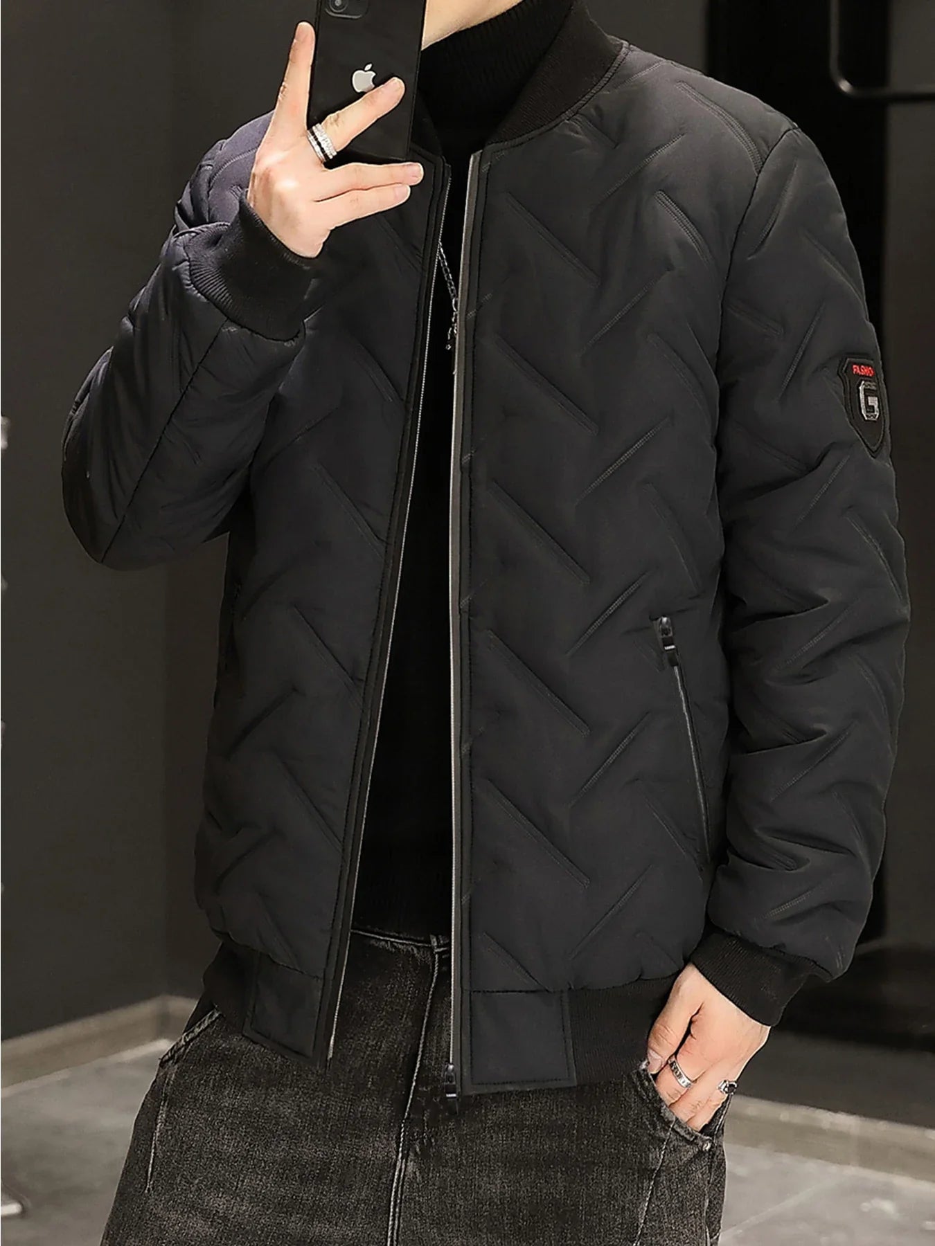 Men's Winter Jacket, Men's Jacket, Winter Men's Jacket, Cold-Proof and Warm Top, Men's Business Coat