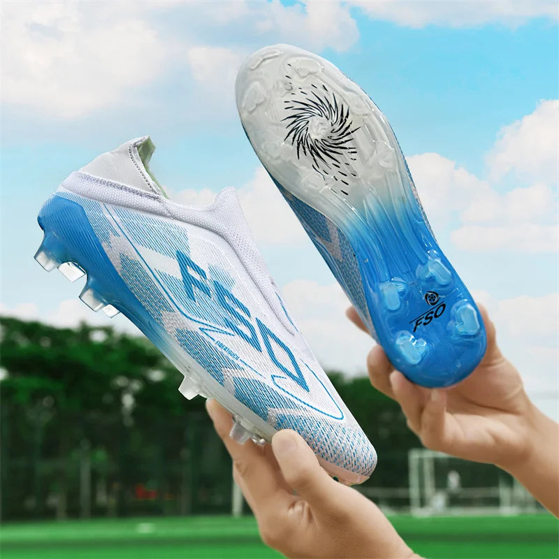 Men Soccer Shoes Society FG/TF Professional Original Women Football Boots Cleats Grass Outdoor Training Unisex Non Slip Sports