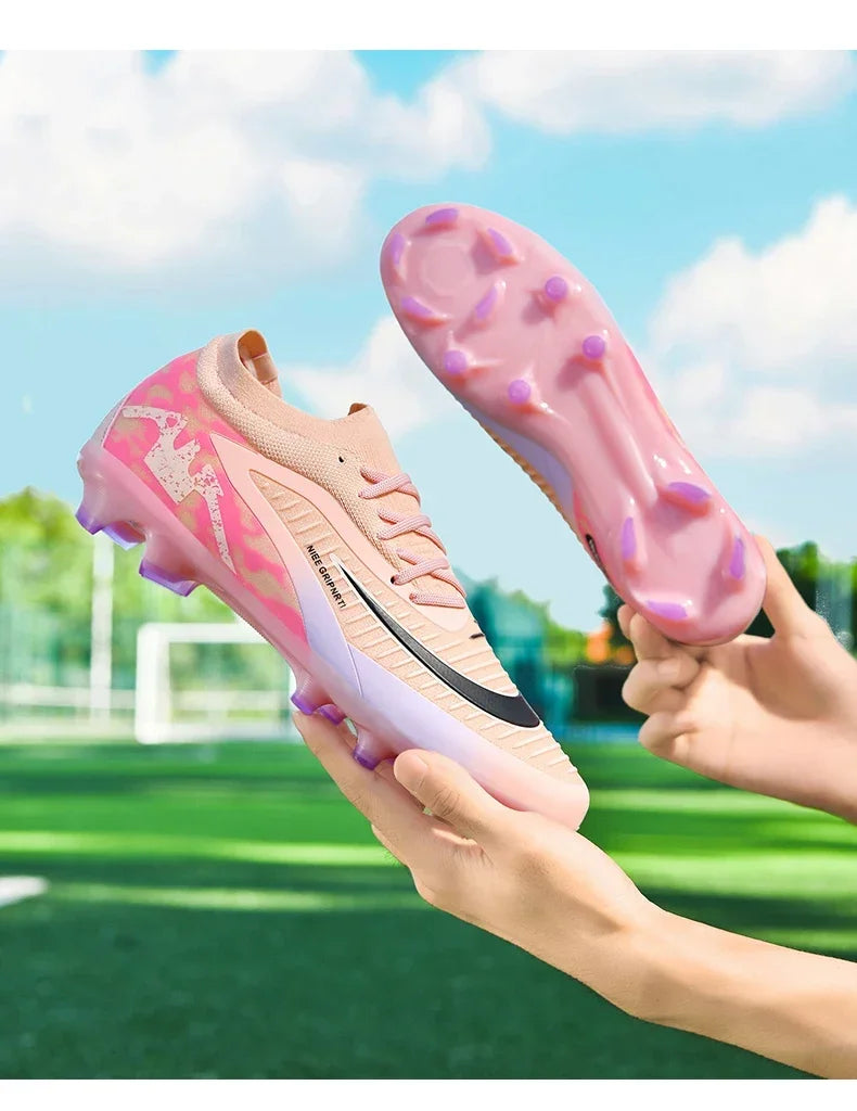 New Men Soccer Shoes Breathable Unisex Football Boots Professional Training Ultralight Wholesale Indoor Futsal Drop Shipping