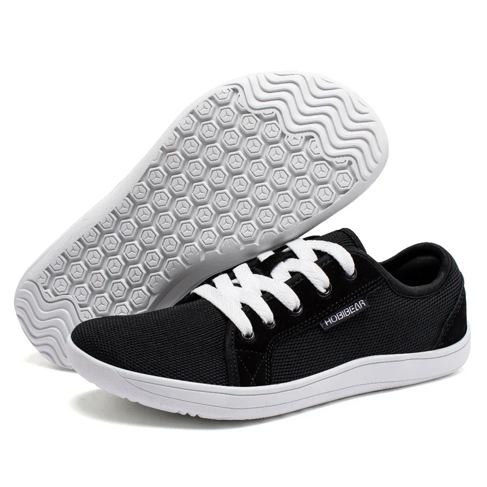 Wide Barefoot Shoes for Unisex Outdoor Running Zero Drop Casual Sneaker Minimalist Shoes