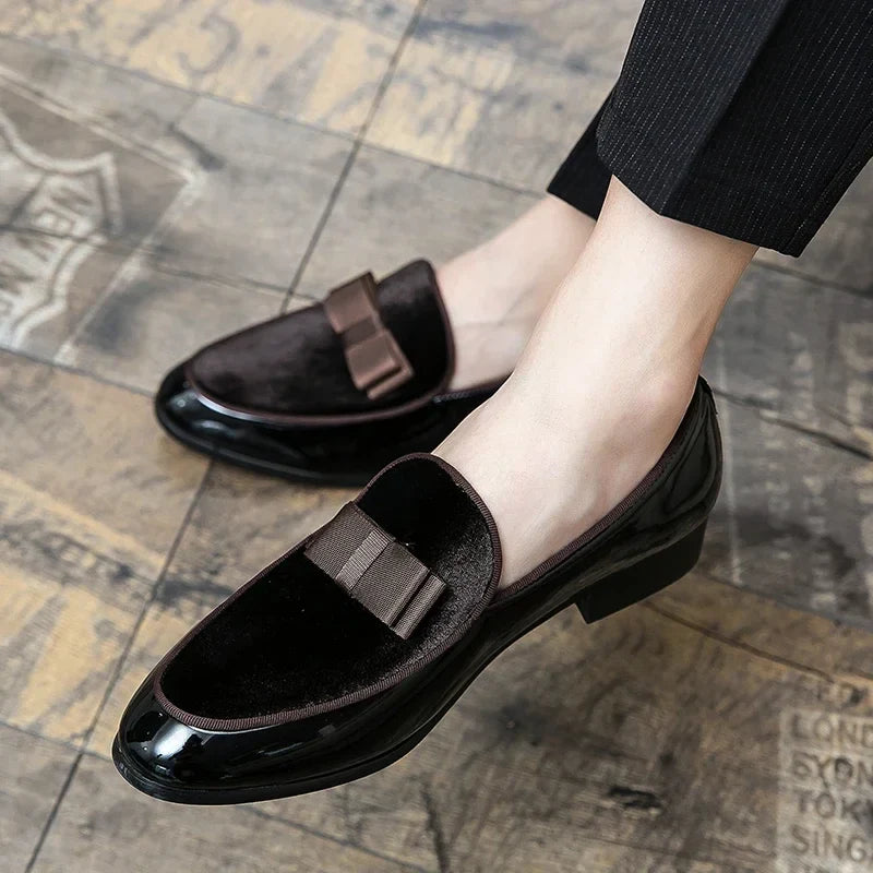 Luxury Fashion Decoration Suede Shoes