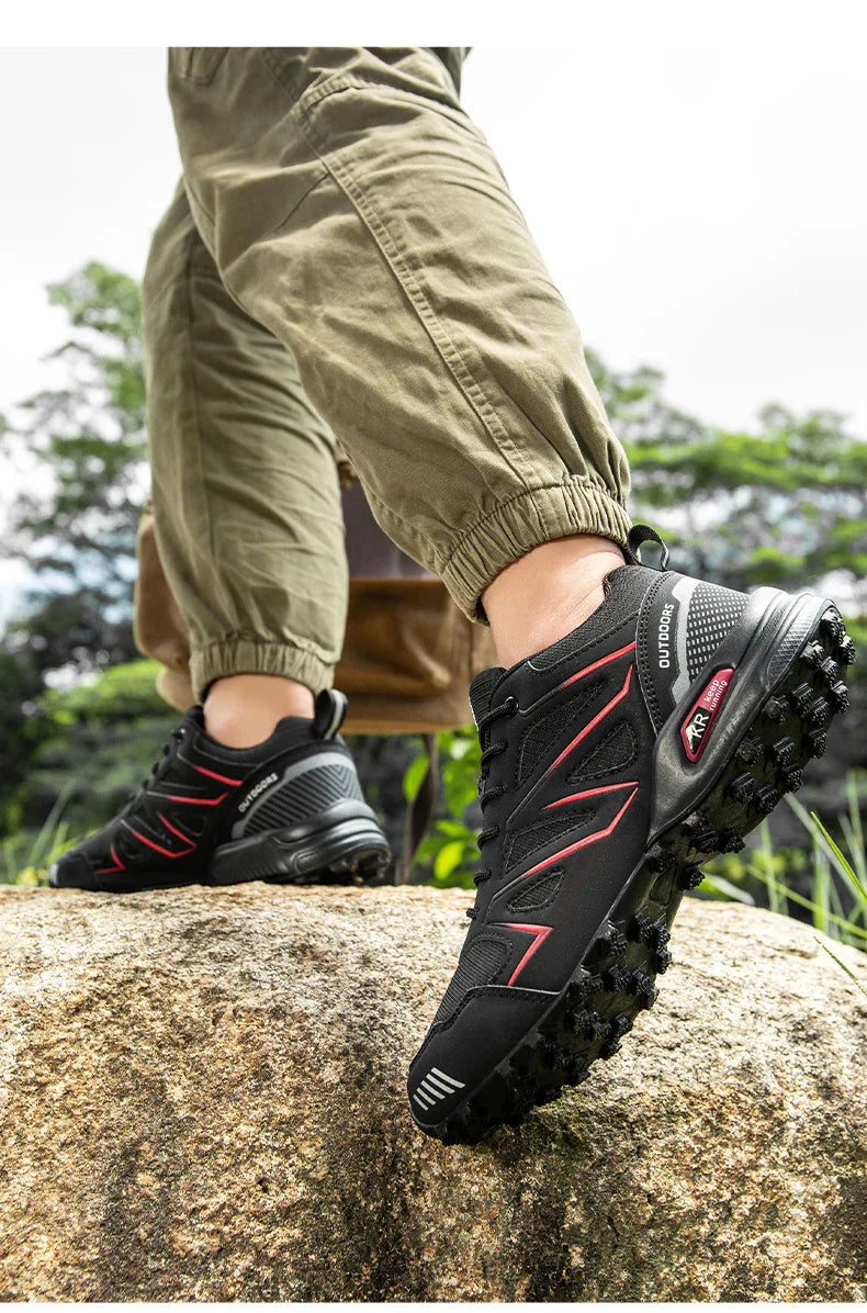 Waterproof Hiking Shoes Men‘s Outdoor Trekking Sneakers Mountain Climbing Camping Trainers Hunting Tactical Boots Bike Shoe Male