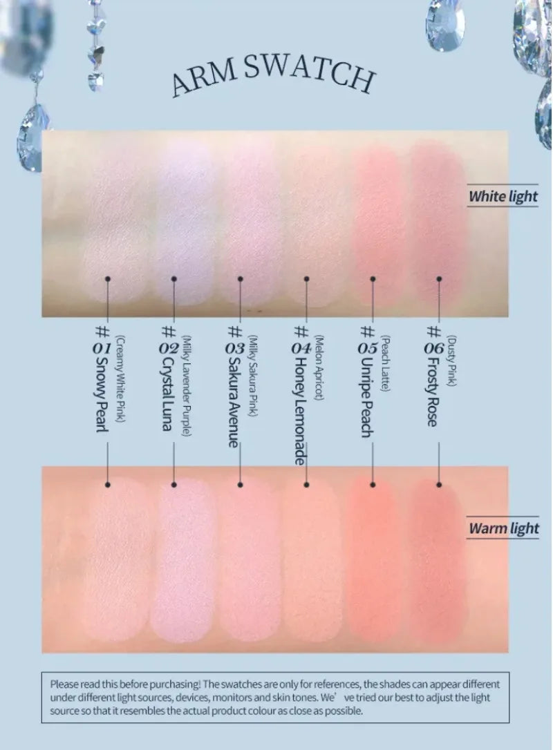 Makeup Set All In Flower Knows Little Angel Highlighter Powder Blush Strawberry Rococo Lip Gloss Perfume Kit