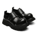 Big Head Shoes Black British Style Business Casual Shoes