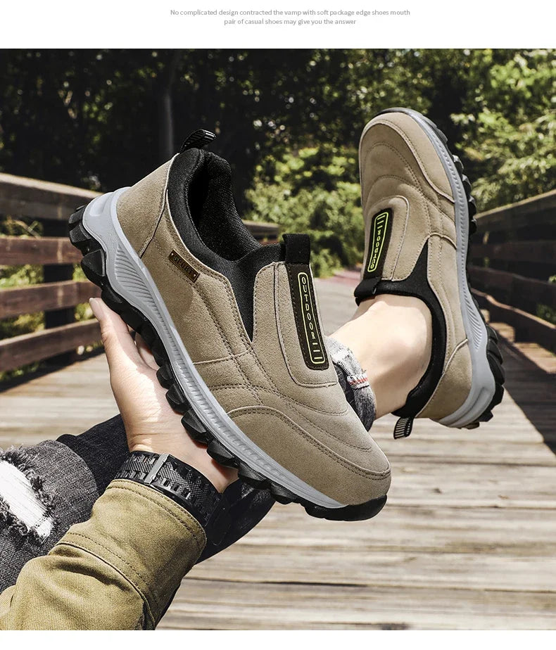 Men's Outdoor Hiking Shoes, Lightweight and Non Slip, Large Size 39 49, Camping, Running, Jogging, Leisure Sports Shoes
