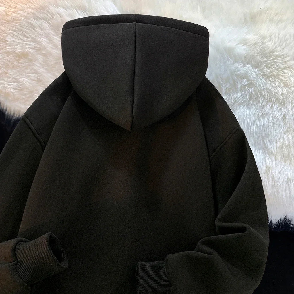 هودي رجالي جديد عصري كاجوال بطبعة شيطان الشارع الأمريكي، مناسب للربيع والخريف، عصري ومريح