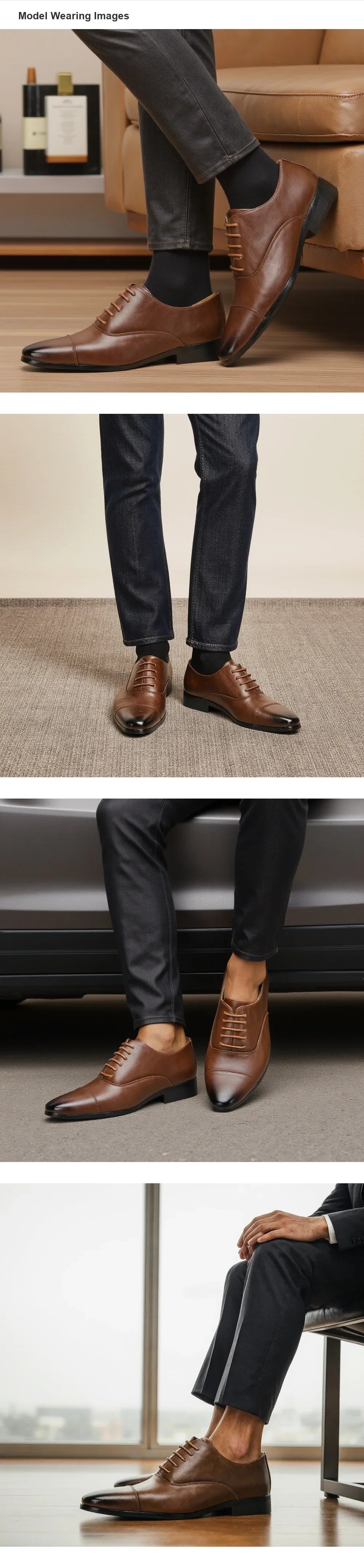 Dress Shoes Man Gentleman'S Business Stylish Comfortable Formal Shoes Men