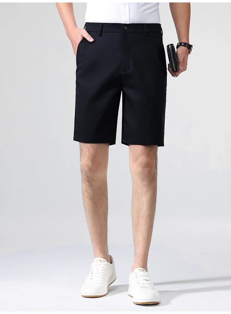 2026 Men's Golf Shorts Quick Dry 4 Way Stretch Casual Work Dress Hiking Shorts for Men Waterproof Knee Shorts