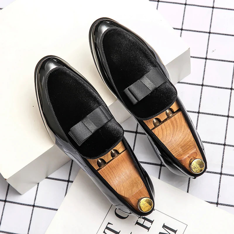 38~48 Mens Dress Italy Paty Leather Wedding Luxury Designer Flats Business Formal Gentleman Casual Driving Shoes for Men Loafers