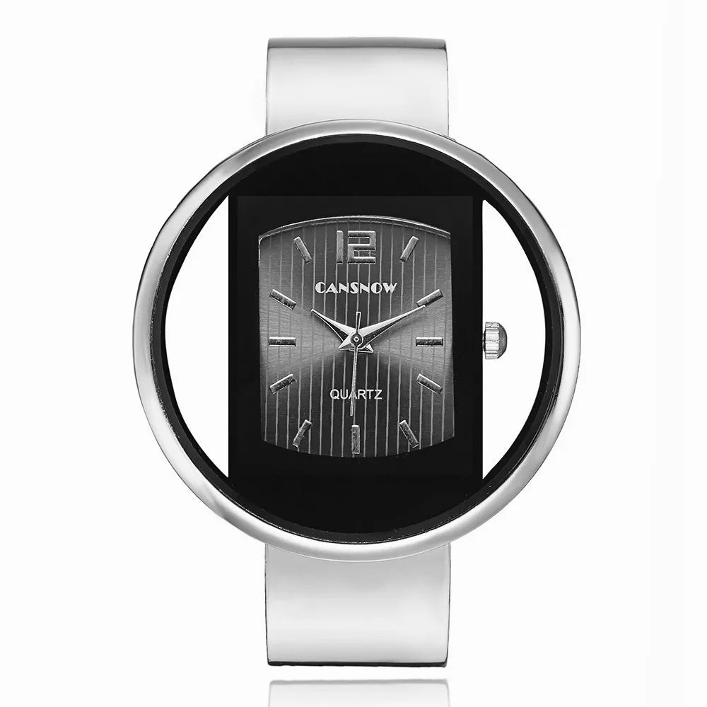 W26 Watch For Women Fashion Steel Band Light Luxury Bracelet Korean Version Creative Girl Student Quartz Wristwatches Gift