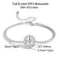 2CT 7X9mm Moissanite Tennis Bracelet For Women S925 Sterling Silver Pear Pass Diamond Test Sparkling Fine Jewelry Gift