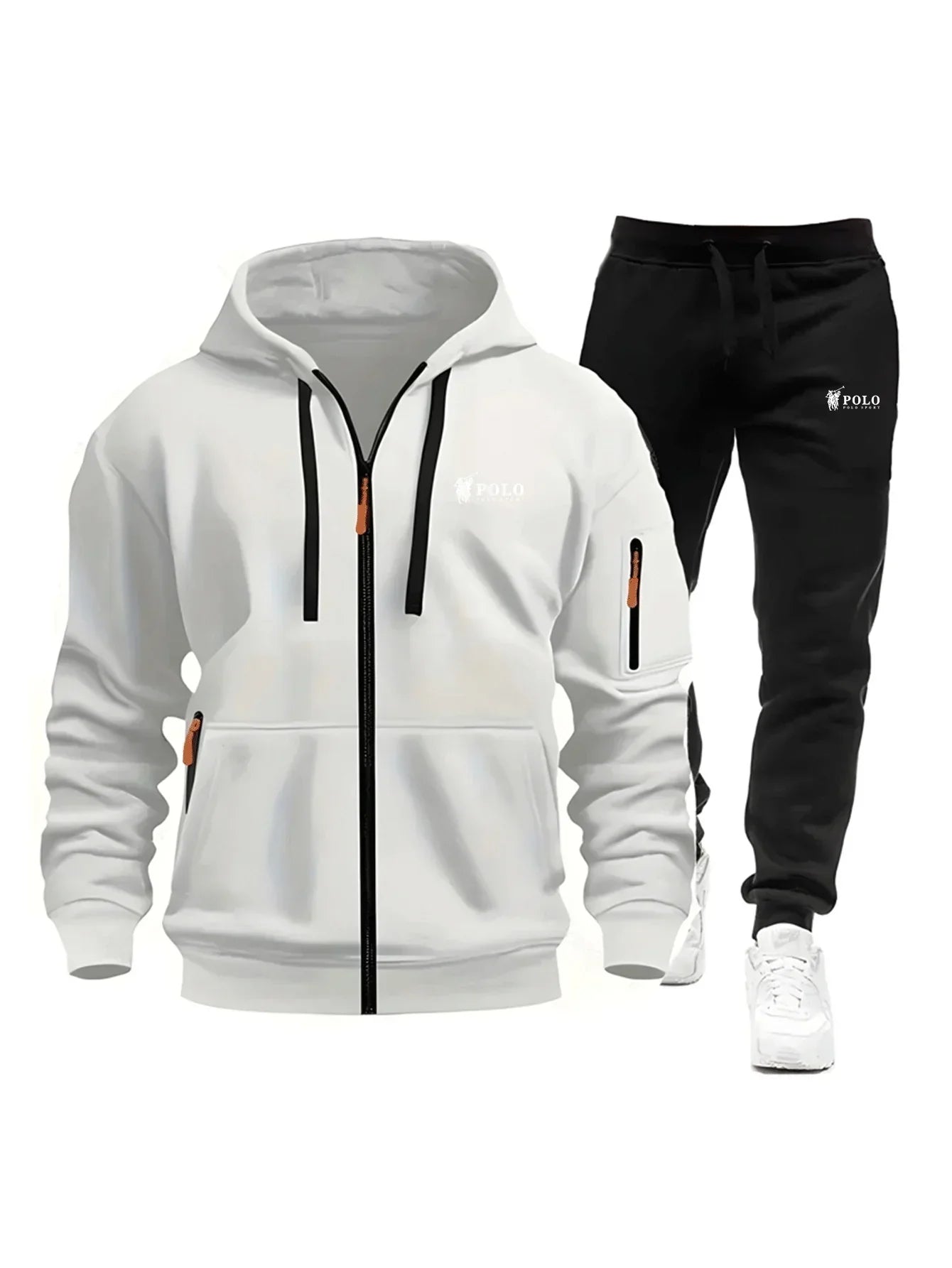 Zipper Sweatshirt Suit Sweatshirts for Men Daily Casual Hoodies Pants High Quality 2026 Sports Tracksuit Jogging Men's Clothing