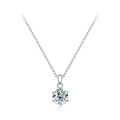 1-10Carat Moissanite Diamond Pendant Necklace for Women S925 Silver D Color VVSI Clarity Solitaire Diamond NeckchainCertified