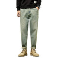 2025 Autumn and Winter New Loose and Versatile Harem Pants Retro Simple Fashion Solid Color Comfortable Versatile Jeans for Men
