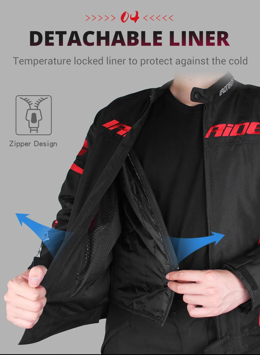 Motorcycle Jacket Waterproof Motorcross Jacket Pants Moto Jacket Windproof Riding Motorbike Clothes With Protective Gear M-3XL