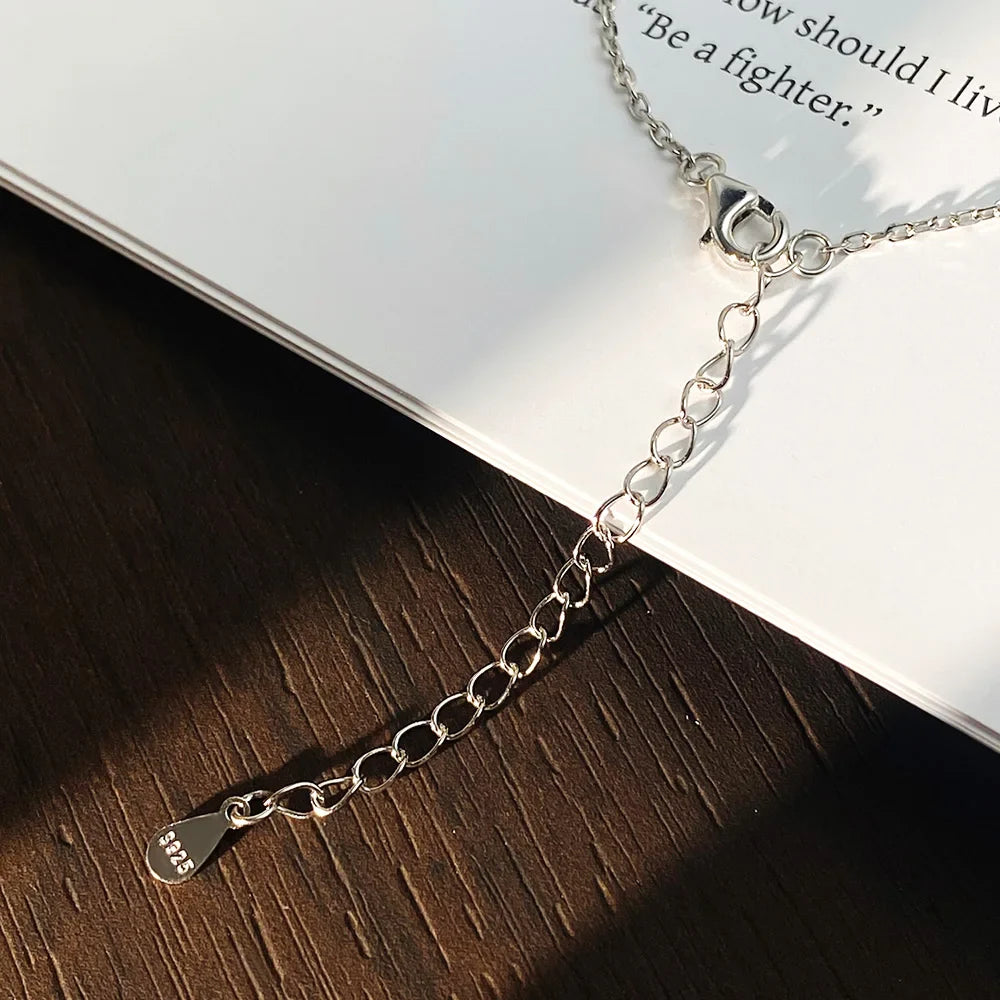 3ct Pear Cut Moissanite Pendant Necklaces for Women Shining Diamond with Certificates s925 Silver Chain Dainty Necklace