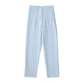 High Waist Solid Pants for Women