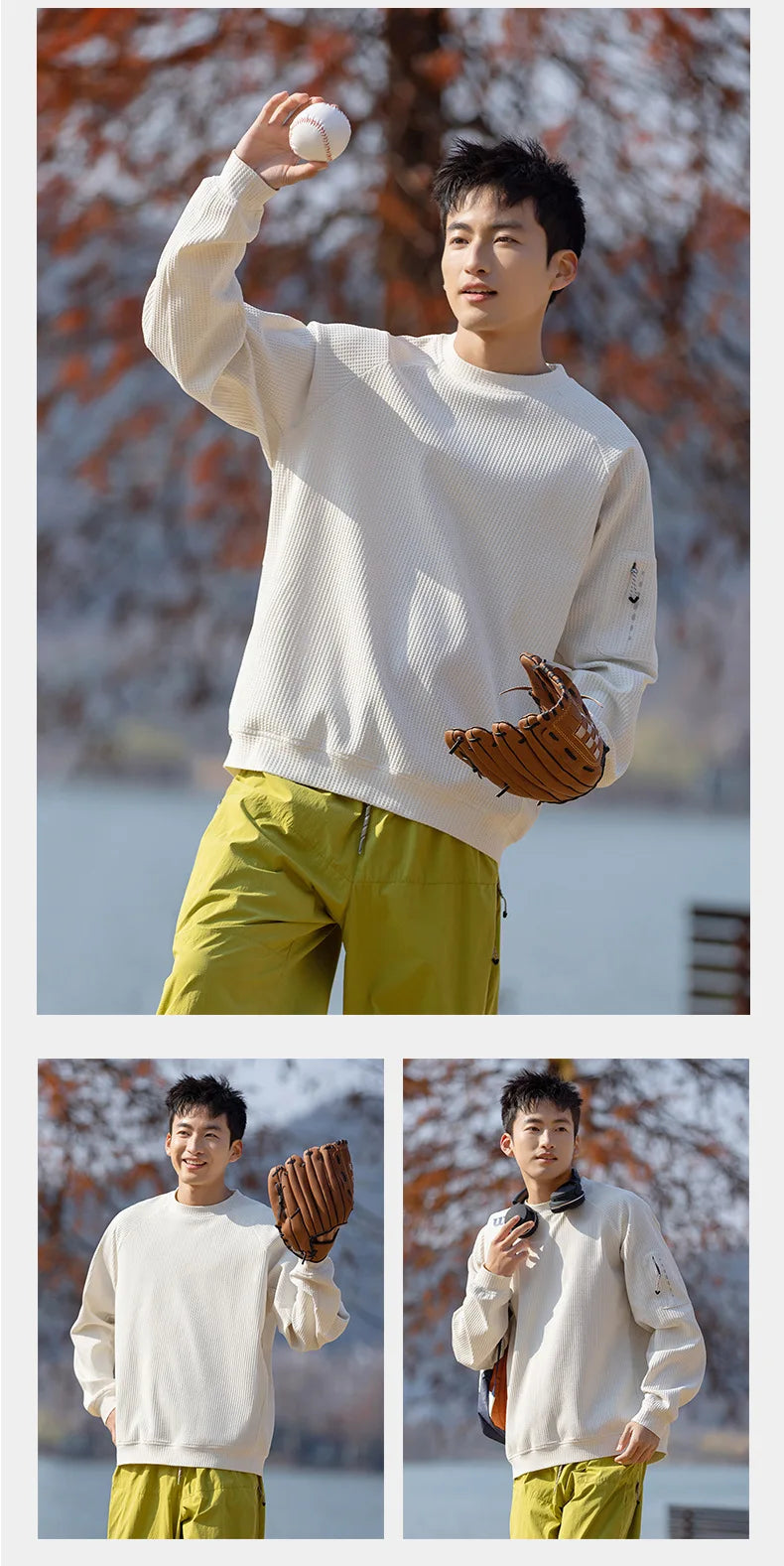 Outdoor Series: Classic Crew Neck T-Shirt with Moisture-Wicking, Quick-Drying & Antibacterial Tech for All-Weather Commute