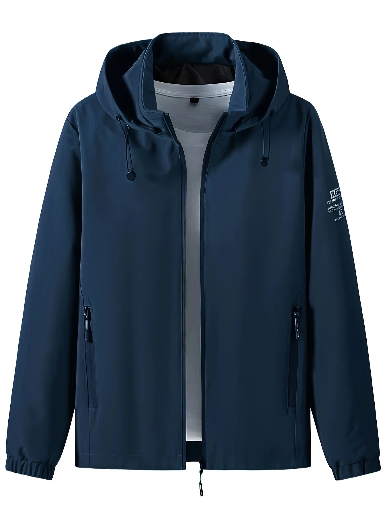 Windproof detachable hooded jacket Korean style trendy loose fashion casual men's jacket