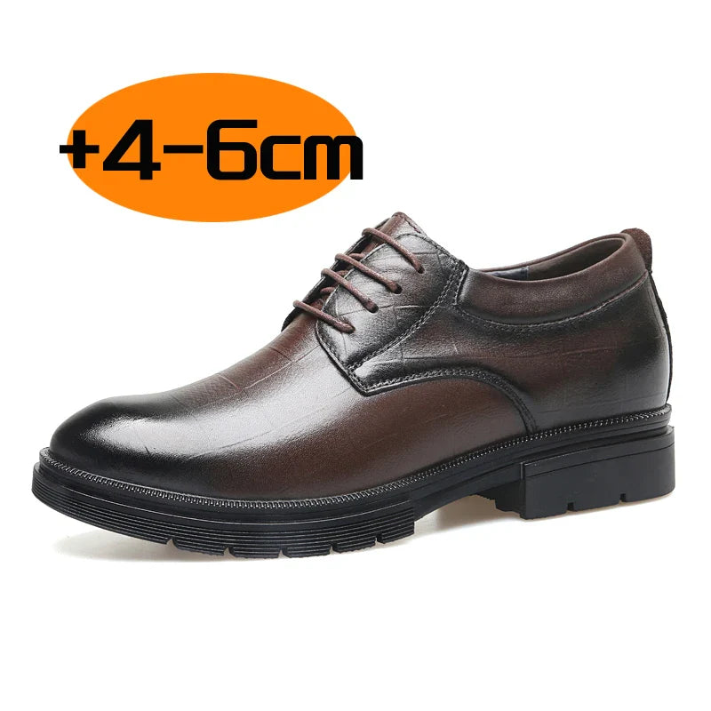 Genuine Leather Men's Oxford Shoes Lace Up Casual Shoes Comfortable Sneakers Outdoor Male Walking Shoes Formal Dress Footwear