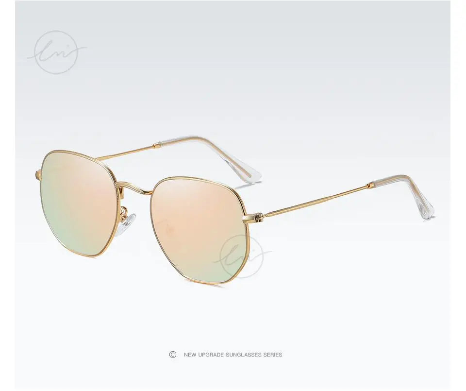 New Fashion Women Hexagon Sunglasses Men Retro Polarized Driving Coating Mirror Sun Glasses Goggle UV400 Eyewear gafas de sol