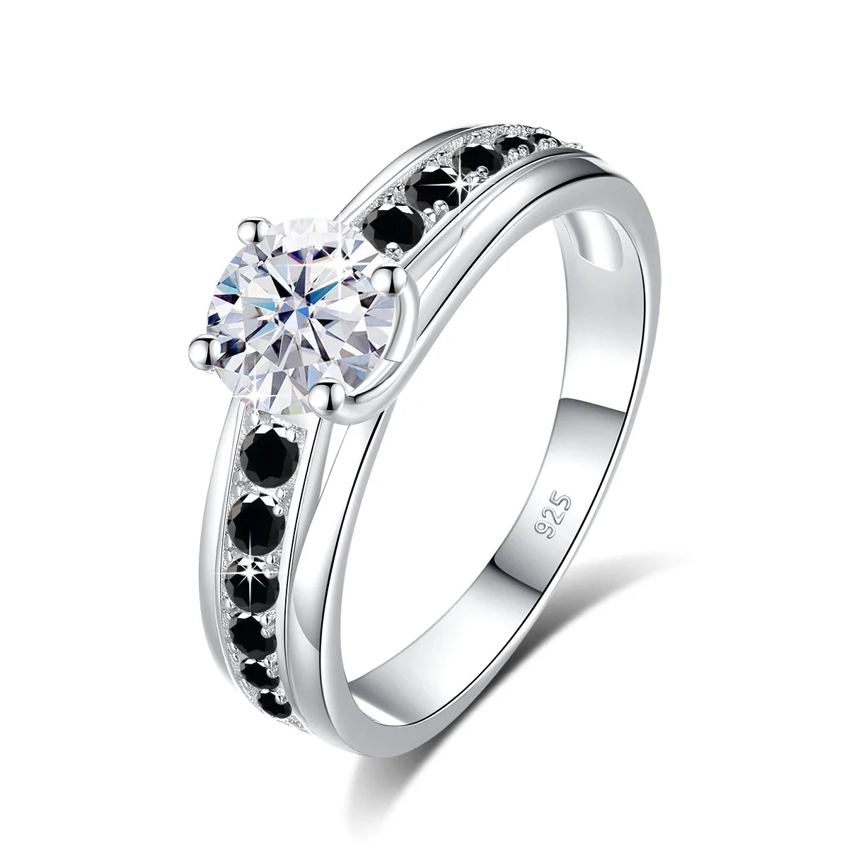 1 Carat Moissanite Rings With Certificate Original 100% Silver 925 Party Designer Jewelry Wife Gift Free Shipping Items