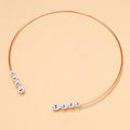 24cttw WaterDrop Moissanite Diamond Open Choker Necklace  925 Sterling Silver Pear Cur Diamond Cuff Collar Necklace for Women