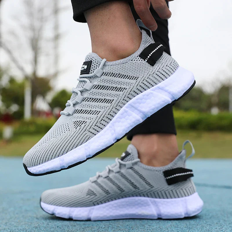 Men Mesh Breathable Casual Shoes Comfortable Fashionable Versatile Outdoor Exercise Shoes