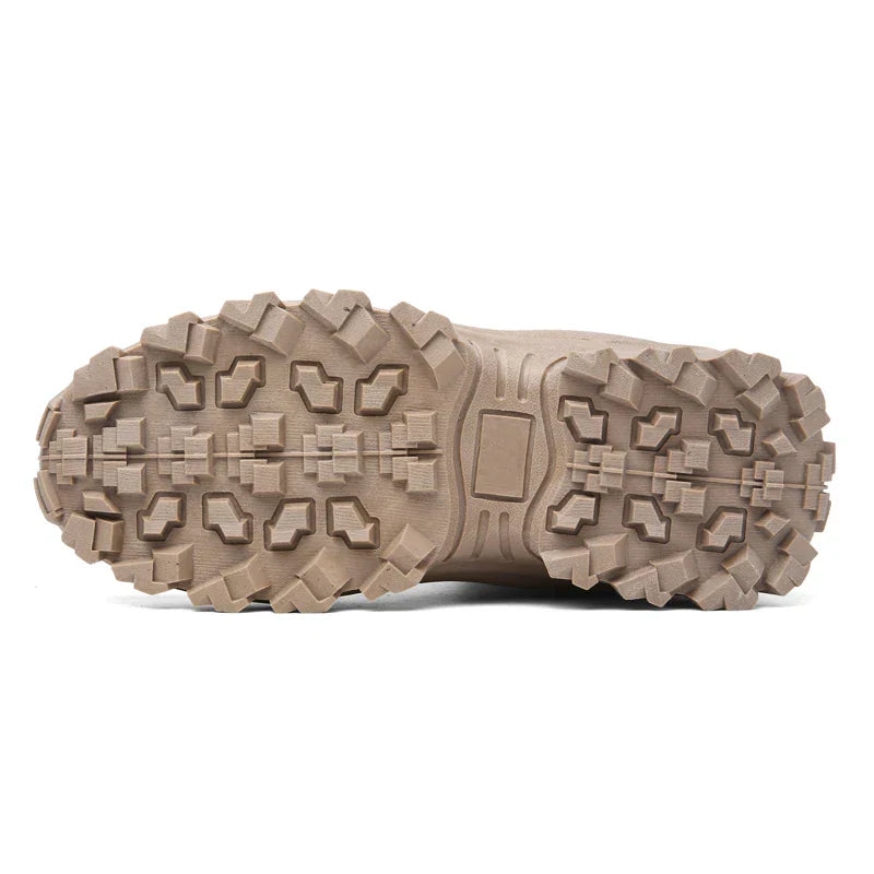 Outdoor boots, hiking shoes, hiking high top shoes, men's shoes, anti slip and wear-resistant off-road sports shoes, combat boot