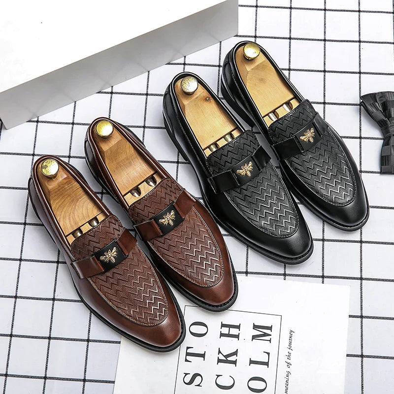 Fashion Size 6~13 Mens Dress Casual Leather Designer Wedding Mules Luxury Business Italian Slippers Loafers Oxford Shoes for Men