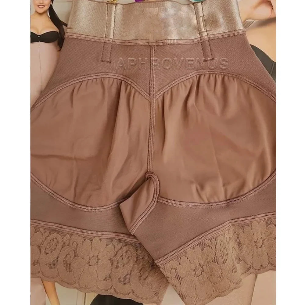 Fajas Colombianas Women Tummy Control Underwear Shorts Shapewear Butt Lifter Panties High-Waisted Body Shaper with Side Zipper