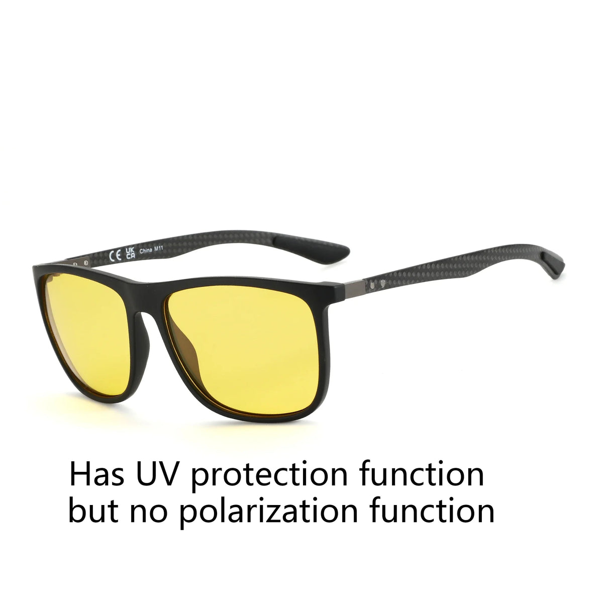 Square Polarized Sunglasses for Men Ultralight Carbon Fiber Sun Glasses Driving Fishing Golf Sports UV400 Protection
