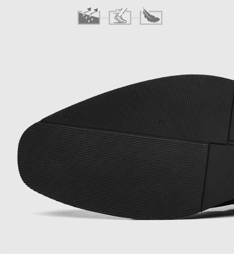 Men's Big Size Leather Shoes Spring Autumn Formal Business Office Wedding Dress Shoes for Man New Designer Business Shoe Man