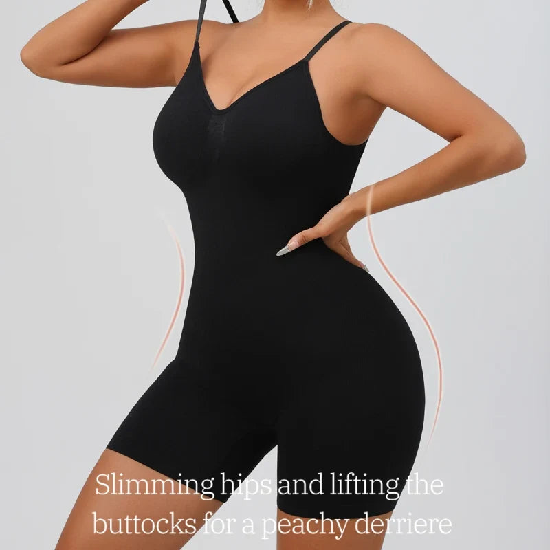 Seamless Low Back Bodysuit Shapewear Women Butt Lifter Smooth Body Shaper Backless Slimming Sheath Flat Belly Corset Underwear
