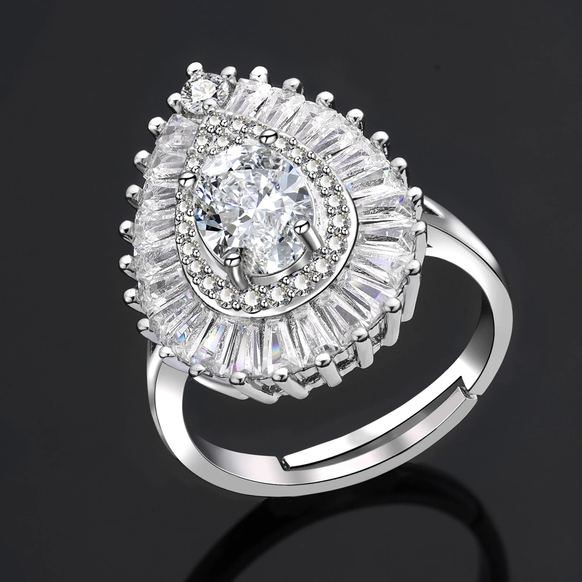 Popular Water Drop Bridal Jewelry Sets For Women Gold Plated CZ Zircon 4pcs Necklace Earring Sets Dubai Wedding Jewelry
