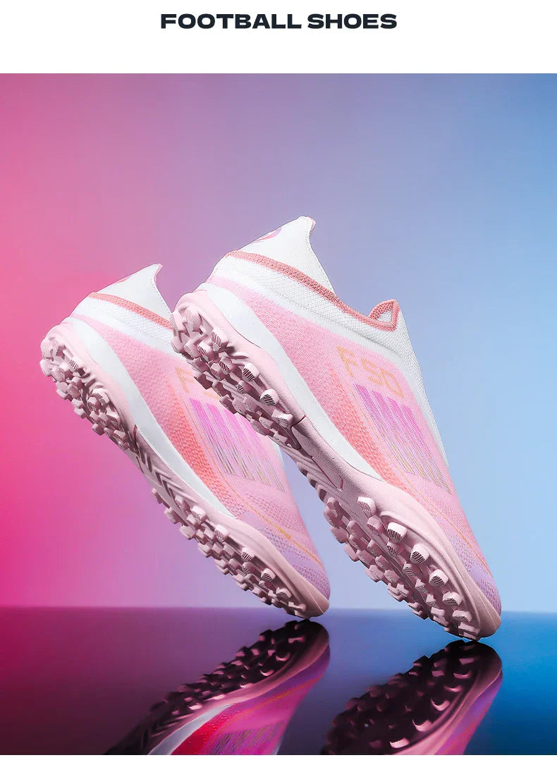 Men Football Boots Long Spikes Match Futsal Soccer Shoes Training TF Ultralight Indoor Sneakers Breathable Cleats Drop Shipping