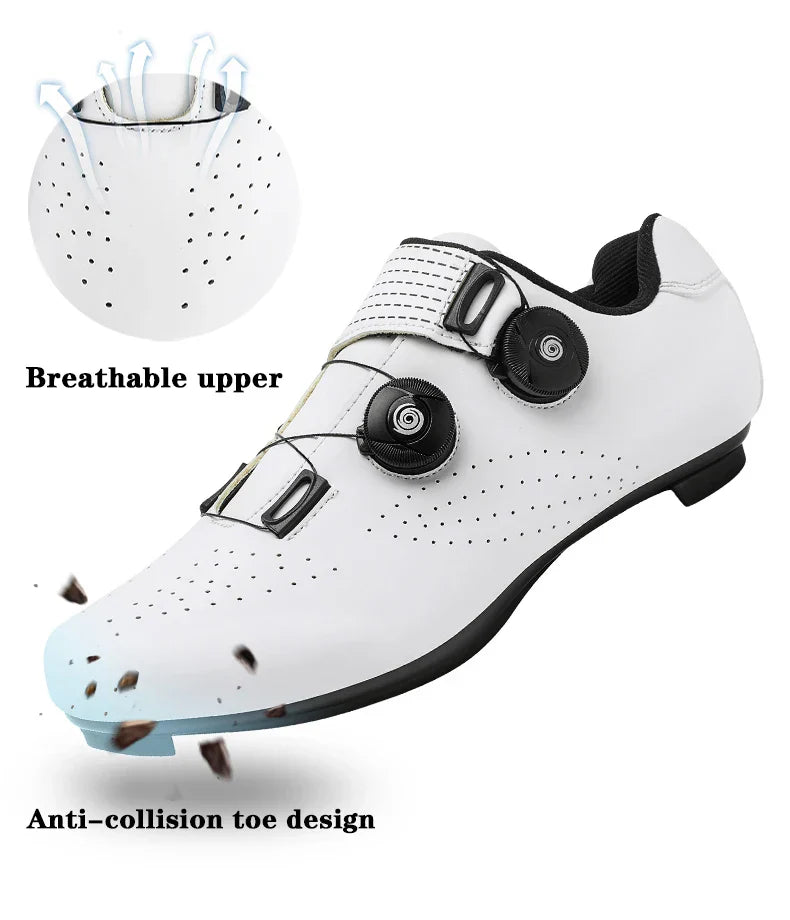 New Cycling Sports Shoes Men MTB Pedal Bicycle Shoes Women Lightweight Road Self-Locking SPD Racing Shoes Unisex Cycling Shoes