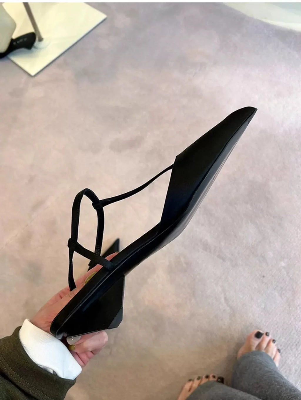 Women's Heeled Shoes New Sexy Pointed Toe Chunky Heel Slingbacks Shoes for Women High Heel Shoes Dress Party High Heel Sandals