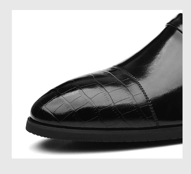 Designer Cow Leather Elegant Shoes Man Summer Autumn Business Casual Wedding Shoes Male British Style Fashion Dress Shoe Man