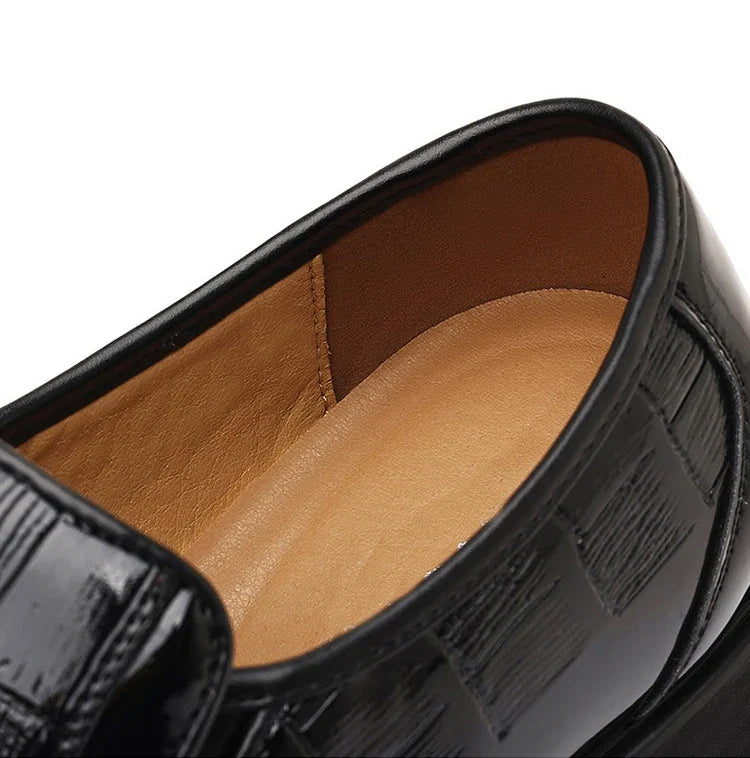 Spring New Men's Business Formal Leather Shoes Solid Color Fashion Casual Shoes Male British Pointed Toe Dress Shoe Man