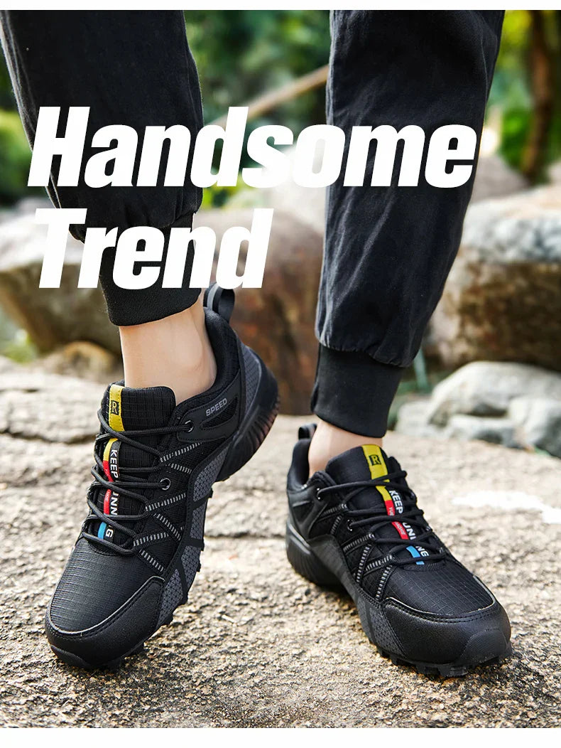 2025 Hiking Shoes Men's Non-slip Wear-resistant Comfortable Outdoor Hiking Sports Shoes Outdoor Running Shoes Walking Sports Sho