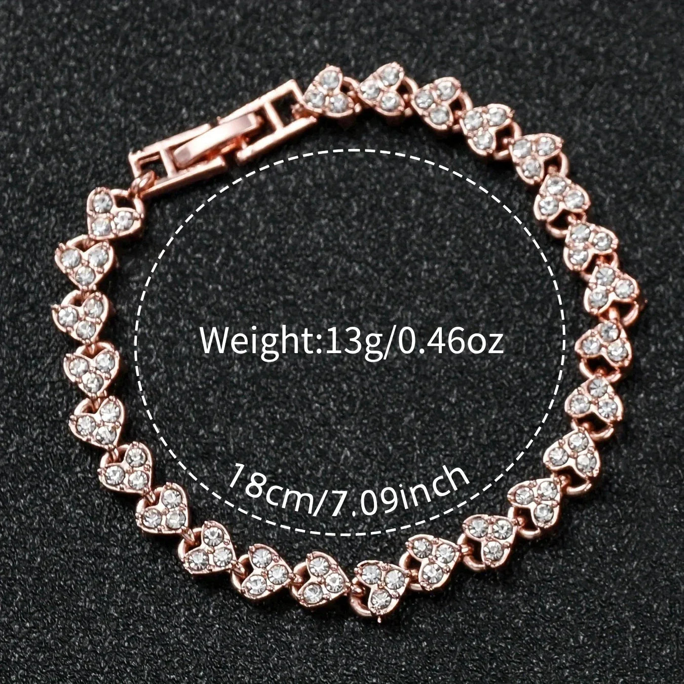 6PCS/Set Women's Watch Fashion Steel Band Quartz Watches Diamond Bracelets Set（Without Box）