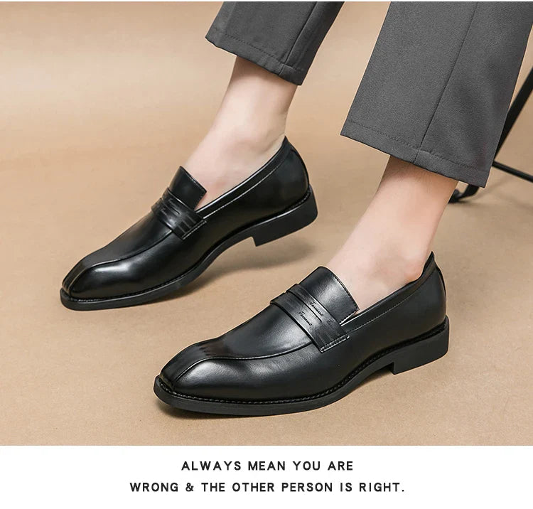 Mens Formal Business Oxford Shoes European Style Classic Comfortable Dress Shoes for Men